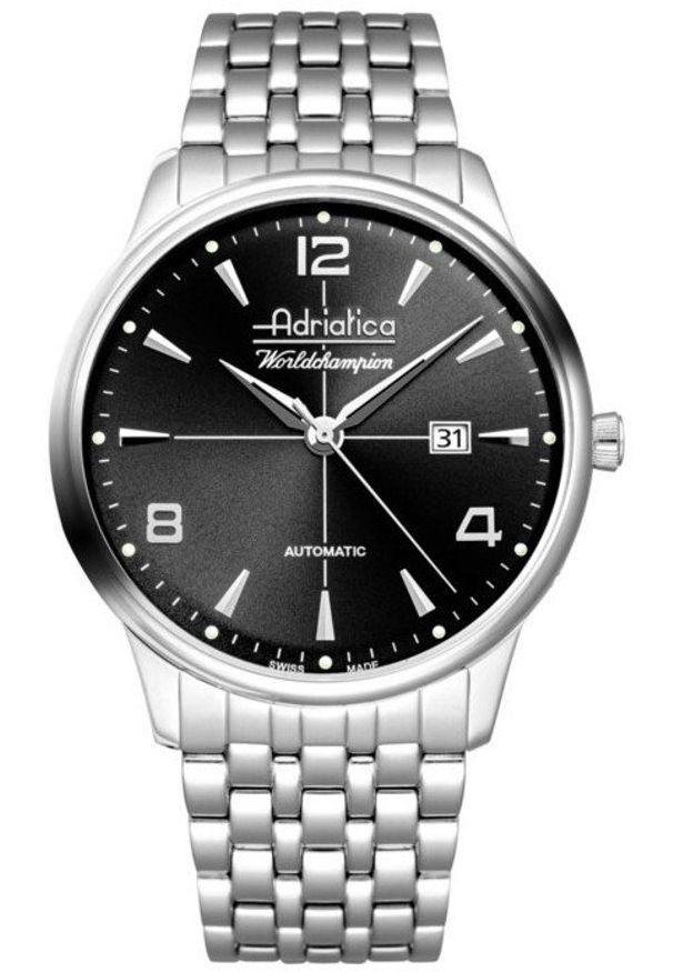 Zegarek męski Adriatica A8269.5154NA srebrny. Kolor: srebrny