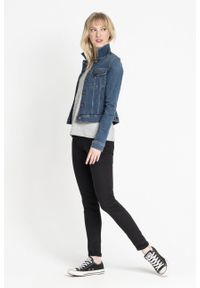 Lee - LEE SLIM RIDER DAMSKA KURTKA JEANSOWA NINETY NINE L541HAZV 112112654. Materiał: jeans #4