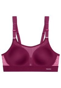 TRIACTION - Stanik do biegania Extreme Lite z wysoki poziomem podtrzymywania. Kolor: czerwony. Materiał: elastan, poliamid. Sport: bieganie