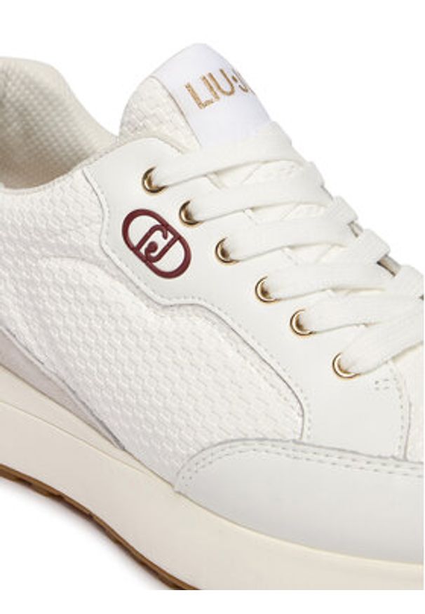 Liu Jo Sneakersy Lolo 20 BA6041 PX830 Biały. Kolor: biały. Materiał: skóra