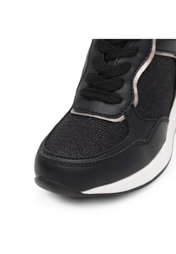 Clara Barson Sneakersy ELI WS169-07 Czarny. Kolor: czarny. Materiał: materiał