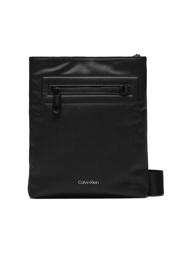 Calvin Klein Saszetka Ck Elevated Flatpack K50K511371 Czarny. Kolor: czarny. Materiał: materiał