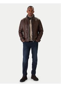 Milestone Kurtka skórzana Ms Barney 531063 21295 Brązowy Regular Fit. Kolor: brązowy. Materiał: skóra #7