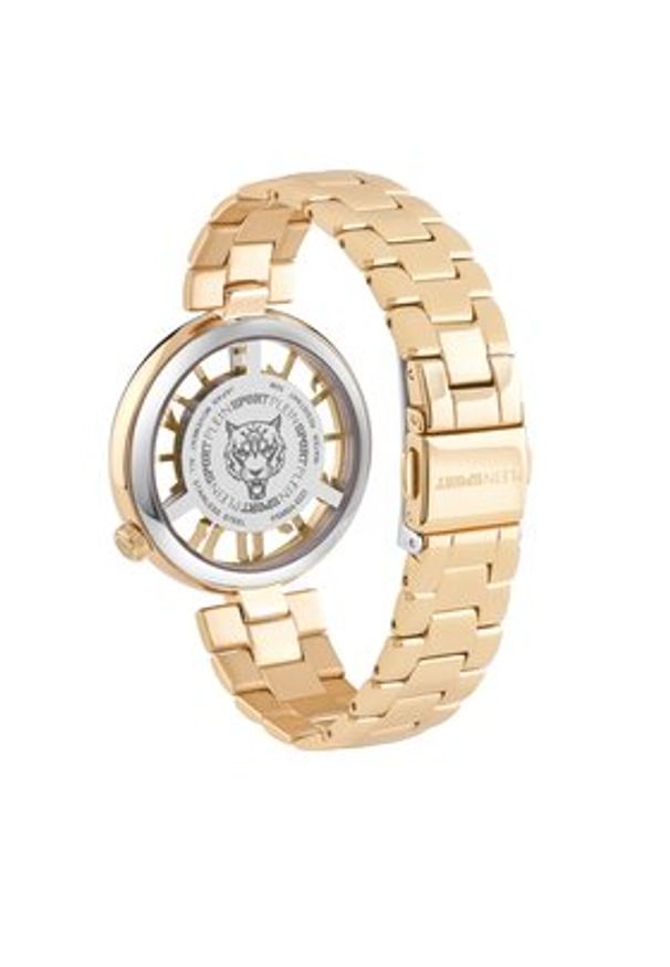 Plein Sport Zegarek Tiger Luxe PSMBA0223 Złoty. Kolor: złoty. Styl: sportowy