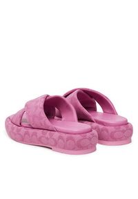 Coach Klapki Penelope CAS84 Różowy. Kolor: różowy. Materiał: materiał