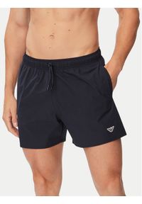 Emporio Armani Szorty kąpielowe EM000583 AF20424 UB102 Granatowy Regular Fit. Kolor: niebieski. Materiał: syntetyk #1