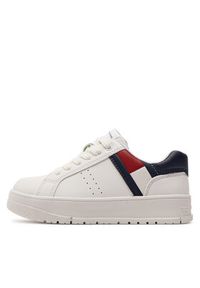 TOMMY HILFIGER - Tommy Hilfiger Sneakersy Flag Low Cut Lace-Up T3X9-33356-1355 M Biały. Kolor: biały #4