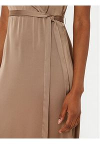 Vila Sukienka wieczorowa Enna 14100345 Brązowy Regular Fit. Kolor: brązowy. Materiał: satyna, syntetyk. Styl: wizytowy #2