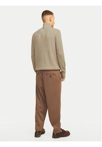 Jack & Jones Sweter Perfect 12257773 Beżowy Regular Fit. Kolor: beżowy. Materiał: bawełna #4