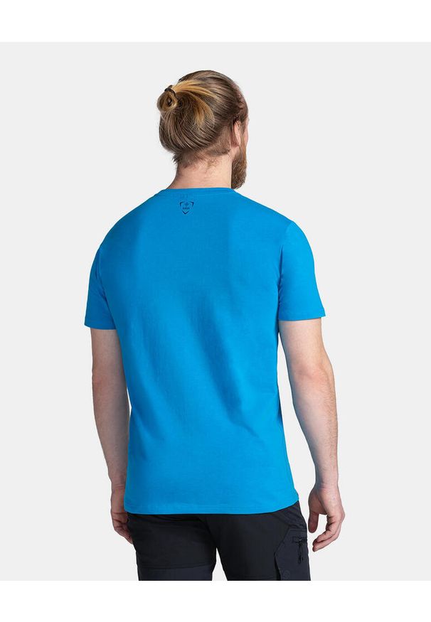 Męski bawełniany t-shirt Kilpi CHOOSE-M. Kolor: niebieski. Materiał: bawełna. Sport: turystyka piesza