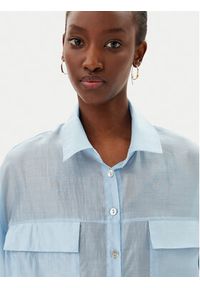 Rinascimento Koszula CFC0123656003 Błękitny Relaxed Fit. Kolor: niebieski. Materiał: syntetyk #4