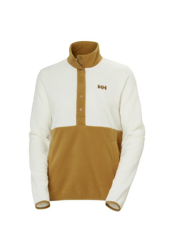 Bluza damska Helly Hansen Daybreaker Snap. Kolor: brązowy. Materiał: polar. Sport: turystyka piesza