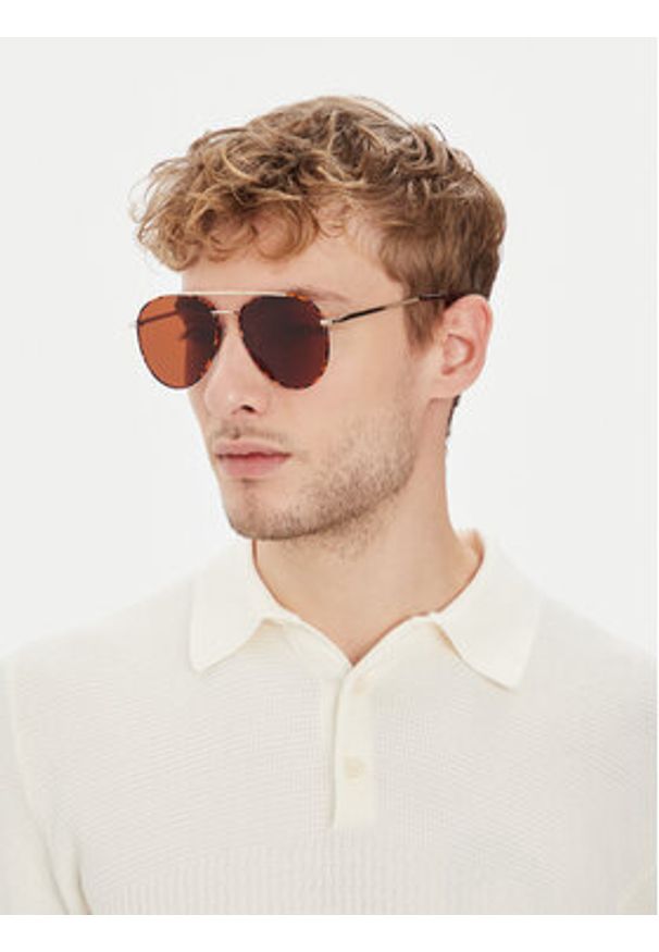 Aldo Okulary przeciwsłoneczne Laromaw 13935483 Brązowy. Kolor: brązowy