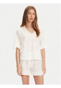 United Colors of Benetton - United Colors Of Benetton Piżama 4SHX3P03X Écru Regular Fit. Materiał: bawełna #3