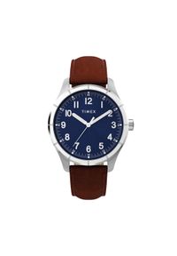 Timex Zegarek Main Street TW2Y16200 Brązowy. Kolor: brązowy. Styl: street