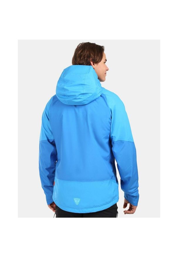 Kurtka wodoodporna Kilpi Mamba. Kolor: niebieski. Materiał: hardshell. Sport: turystyka piesza