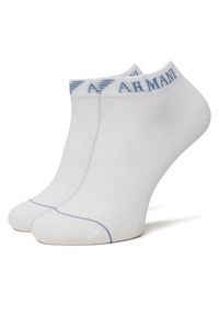 Emporio Armani Zestaw 3 par niskich skarpet męskich EM000550 AF12276 M0066 Biały. Kolor: biały. Materiał: materiał, bawełna