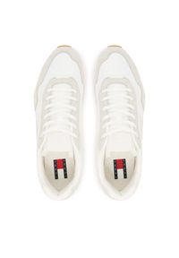 Tommy Jeans Sneakersy Tjm Runner Casual EM0EM01617 Écru. Okazja: na co dzień. Materiał: materiał #3