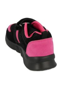 Befado obuwie młodzieżowe 516Q129 czarne różowe. Okazja: na spacer, na uczelnię, na co dzień. Kolor: różowy, wielokolorowy, czarny. Sport: turystyka piesza #2