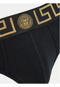 VERSACE - Versace Komplet 3 par slipów AU10327 1A10011 Czarny. Kolor: czarny. Materiał: bawełna #7