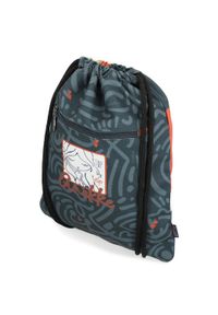 Worek damski Anekke, wykonany z lekkiego materiału tekstylnego z dekoracyjnym nadrukiem zamykany na ściągacz ze sznurkami, czerwony, 42474-002. Kolor: czerwony. Wzór: nadruk. Styl: casual, elegancki #5