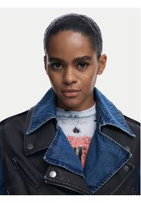 Desigual Płaszcz przejściowy Denimbike 25WWEW52 Niebieski Regular Fit. Kolor: niebieski. Materiał: bawełna #3