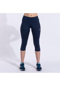 Legginsy do biegania damskie Joma Record III 3/4. Kolor: niebieski. Sport: bieganie