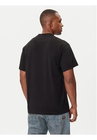 Versace Jeans Couture T-Shirt 79GAHP10 CJ01P Czarny Regular Fit. Kolor: czarny. Materiał: bawełna