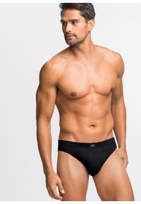 bonprix - Slipy z miękkiej bawełny (10 par). Kolor: czarny. Materiał: bawełna. Wzór: kolorowy #1