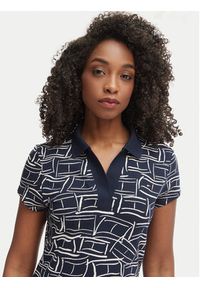 TOMMY HILFIGER - Tommy Hilfiger Sukienka codzienna 1985 Pique WW0WW49719 Granatowy Regular Fit. Okazja: na co dzień. Kolor: niebieski. Materiał: bawełna. Typ sukienki: proste. Styl: casual #5