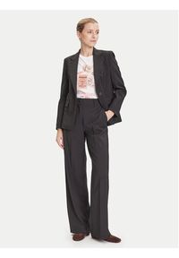 Weekend Max Mara Spodnie materiałowe Visivo 2525136031 Czarny Regular Fit. Kolor: czarny. Materiał: wełna #5