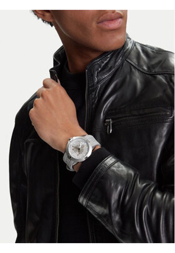 Plein Sport Zegarek Touchdown PSFBA0623 Szary. Kolor: szary. Styl: sportowy