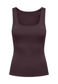 only - ONLY Top Lea 15278090 Fioletowy Regular Fit. Kolor: fioletowy. Materiał: syntetyk