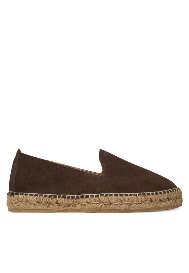 Manebi Espadryle R 5.7 C0 Brązowy. Kolor: brązowy. Materiał: zamsz, skóra