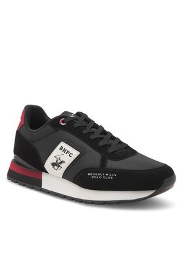 Beverly Hills Polo Club Sneakersy NICK-01 Czarny. Kolor: czarny. Materiał: materiał