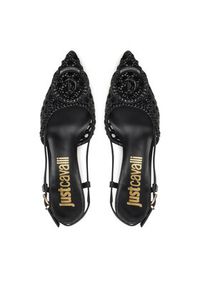 Just Cavalli Szpilki 80RA3S14 ZSE38 Czarny. Kolor: czarny. Materiał: skóra. Obcas: na szpilce #2