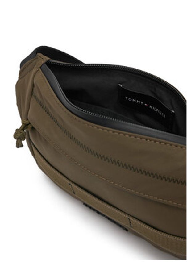 TOMMY HILFIGER - Tommy Hilfiger Saszetka nerka Th Colour Bumbag AM0AM13220 Zielony. Kolor: zielony. Materiał: nylon, materiał