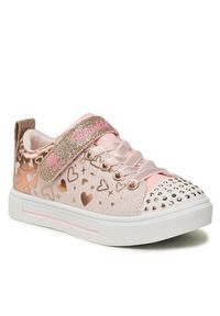skechers - Skechers Sneakersy Heather Charm 314787L/LPRG Różowy. Kolor: różowy. Materiał: materiał #3
