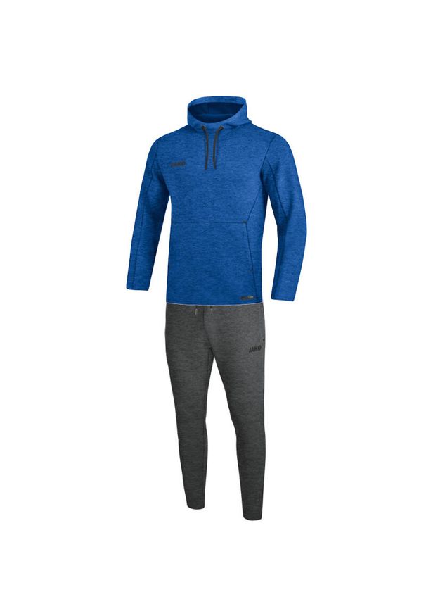 Bluza z kapturem dla kobiet Jako Premium Basic. Kolor: niebieski. Materiał: dresówka. Sport: piłka nożna