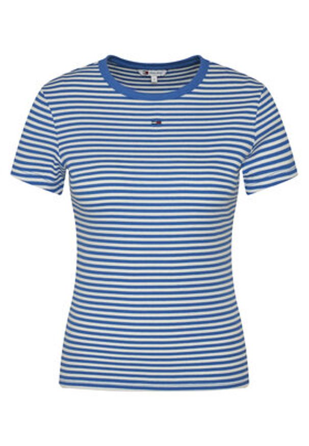Tommy Jeans Komplet t-shirtów DW0DW21430 Kolorowy Slim Fit. Materiał: bawełna. Wzór: kolorowy