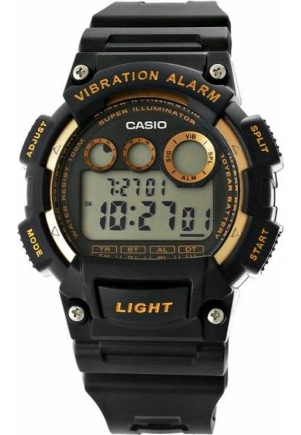 Zegarek Casio Zegarek Męski CASIO W-735H-1A2VDF 10 Bar Do pływania