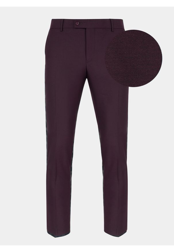 Pako Lorente - PAKO LORENTE – Spodnie męskie garniturowe P21WF-6G-065-D. Materiał: poliester, elastan, wiskoza. Wzór: gładki. Styl: elegancki