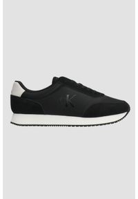 Calvin Klein - CALVIN KLEIN Czarne męskie sneakersy, Rozmiar 42. Kolor: czarny