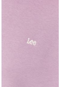 Lee bluza damska kolor fioletowy gładka. Kolor: fioletowy. Długość rękawa: długi rękaw. Długość: długie. Wzór: gładki #3