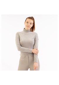 Sweter damski BR Equitation Jeanine. Kolor: beżowy. Materiał: polar. Sezon: zima. Sport: jeździectwo #1