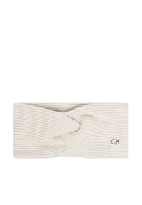 Calvin Klein Szalik Re-Lock K60K610415 Beżowy. Kolor: beżowy. Materiał: poliamid, nylon #7