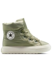 Buty damskie Converse Chuck Taylor All Star Elements Boot A14275C - zielone. Kolor: zielony. Materiał: guma, polar, poliester, materiał. Szerokość cholewki: normalna. Model: Converse All Star