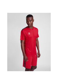 Jersey Hummel Authentic Pl. Kolor: wielokolorowy, czerwony, różowy. Materiał: jersey. Sport: piłka nożna #1