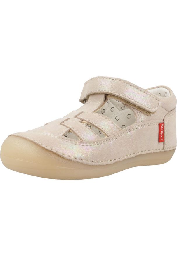 Kickers - Sandały KICKERS SUSHY Beżowy. Kolor: beżowy. Materiał: skóra. Sezon: lato