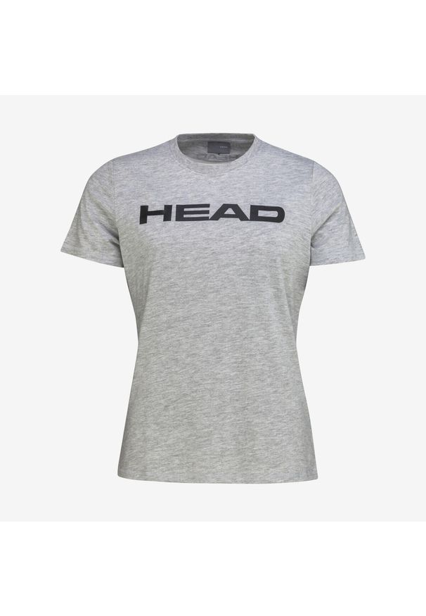 Head - T-shirt damski Club Lucy. Kolor: szary. Materiał: bawełna, jersey, materiał, poliester